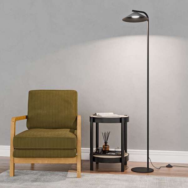 Černá stojací lampa GX53, IP20