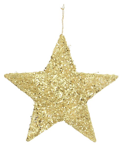 Dekorace Golden Star 25cm