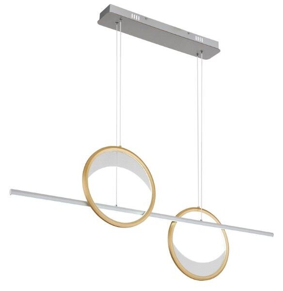 GLOBO 67333-40H UMBRA závěsné svítidlo LED 40W/1761lm 2700-6500K stříbrná, zlatá, bílá, dálkový ovladač