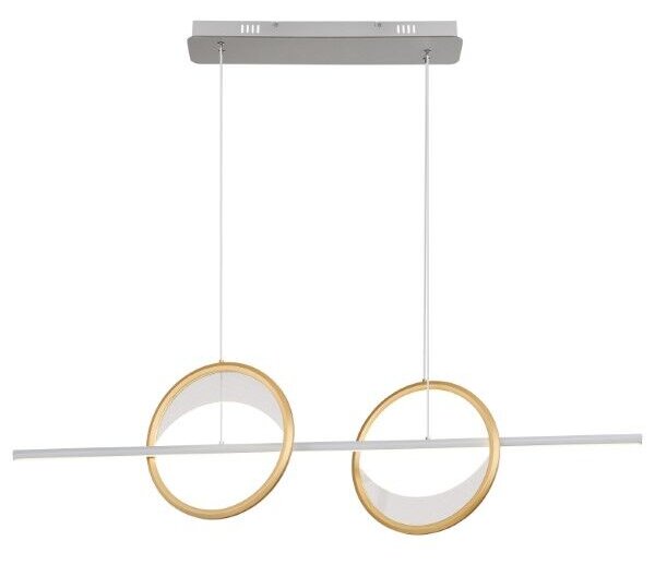 GLOBO 67333-40H UMBRA závěsné svítidlo LED 40W/1761lm 2700-6500K stříbrná, zlatá, bílá, dálkový ovladač