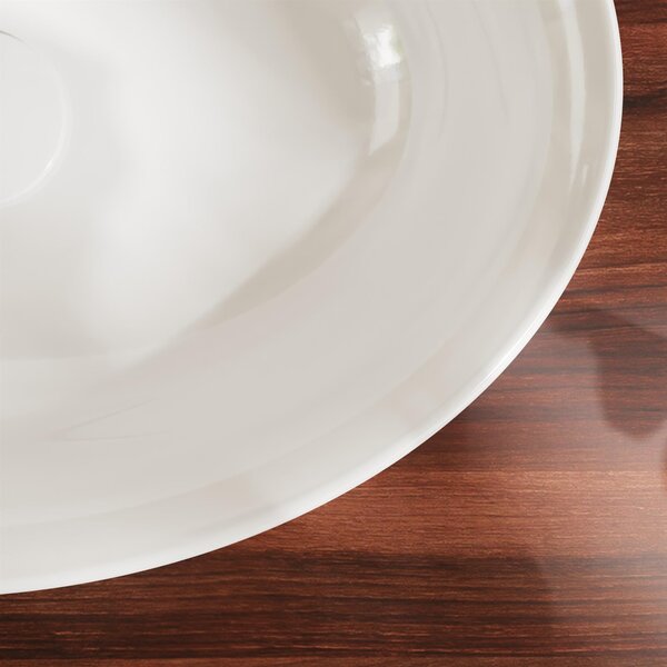 Hansgrohe Xuniva D umyvadlo 55x40 cm oválné zápustný bílá matný 60156450