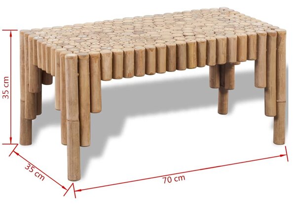 Bambusový konferenční stolek 242489