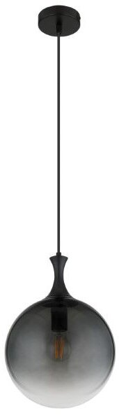 GLOBO 15885H DALTON závěsné svítidlo D250mm 1xE27 černá, kouřová