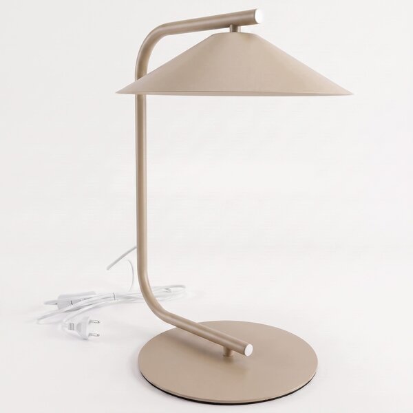 Béžová LED stolní lampa