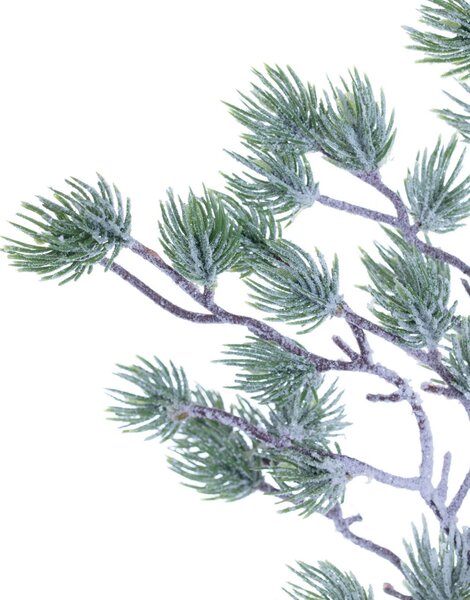 Větvička Snowy Twig 20x2x62cm light green