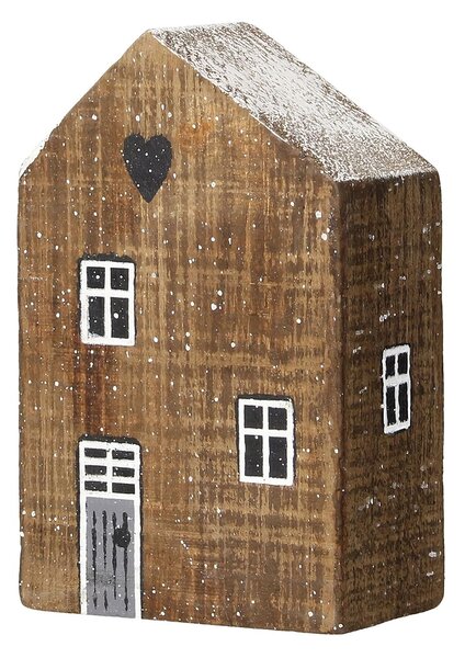 Dekorace Snow House 12cm natural