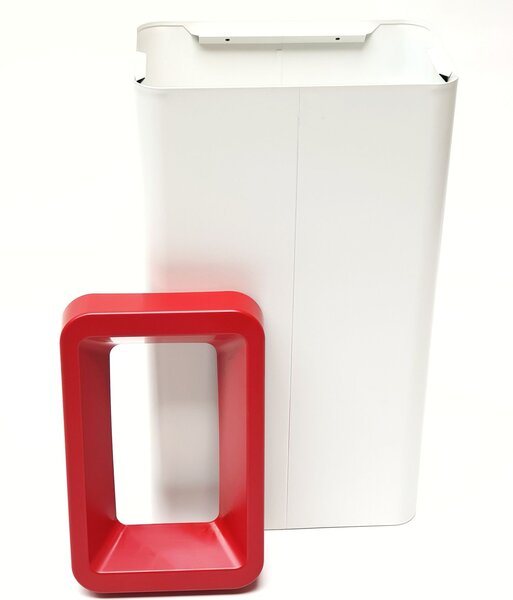 Odpadkový koš na tříděný odpad Caimi Brevetti Maxi W,70 L, červený, elektro