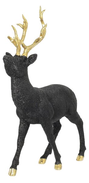 Dekorace Deer 32x12x40 cm black