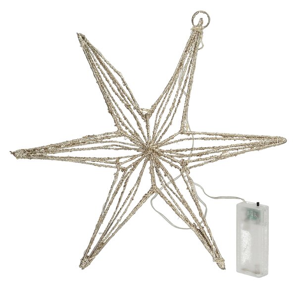 Hvězda LED Glitter Star 30 cm
