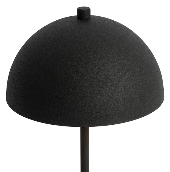 Retro stolní lampa černá se zlatem - Magnax Mini