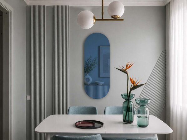 Modré zrcadlo Base B38 25×60