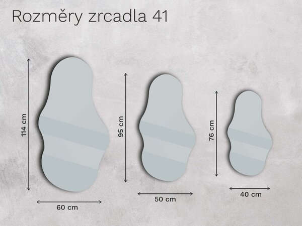 Duhové zrcadlo Base B41 40×76