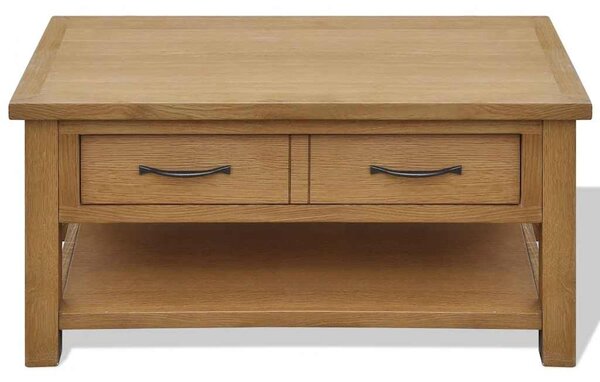 Konferenční stolek 88 x 53 x 45 cm masivní dubové dřevo 242745