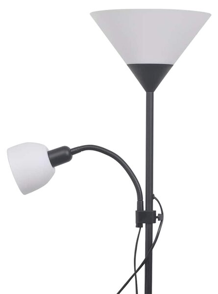 Stojací lampa černá 242733
