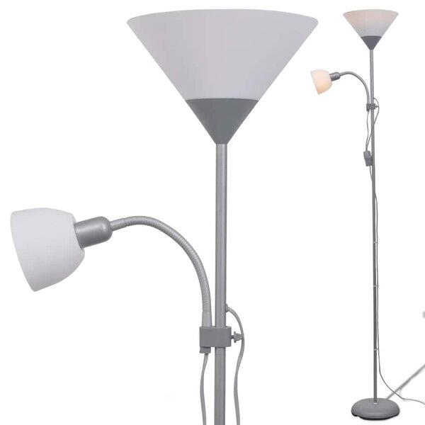 Stojací lampa šedá 242732
