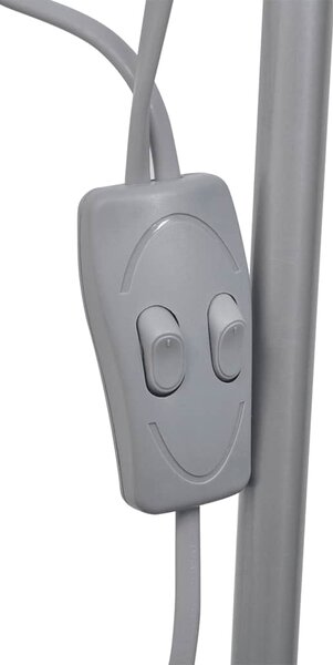 Stojací lampa šedá 242732