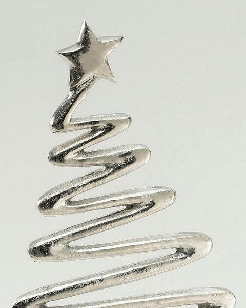 Stojící dekorace Silver Tree I 17x11x31 cm