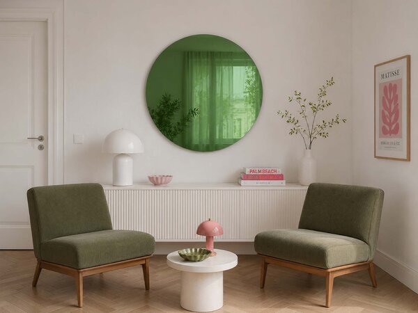Zelené zrcadlo Base B56 60×60