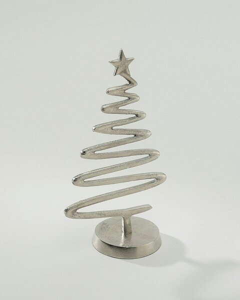 Stojící dekorace Silver Tree II 23x12x40 cm