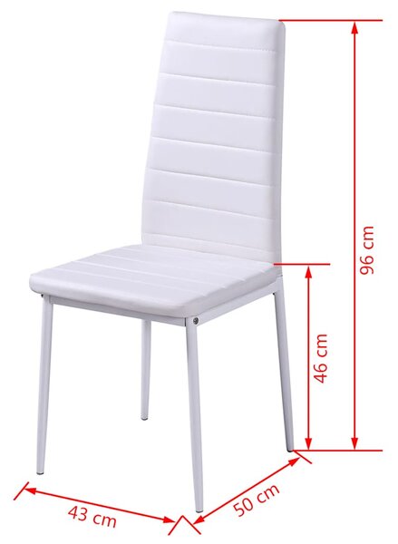 Pětidílný jídelní set černobílý 242989