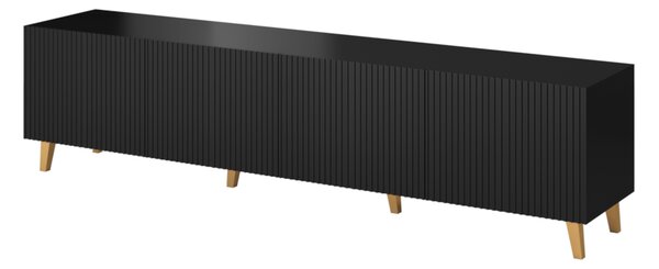 TV stolek PAFOS 2, 200x52x40, černá
