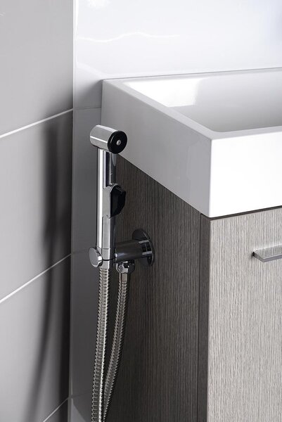 Sapho Sapho, Vyústění pro baterie 1209-05 a 1209-09 pro umístění na bok skříňky, chrom, SG204