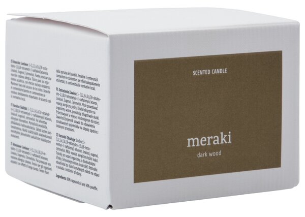 Sójová vonná svíčka Meraki Dark Wood 340 g