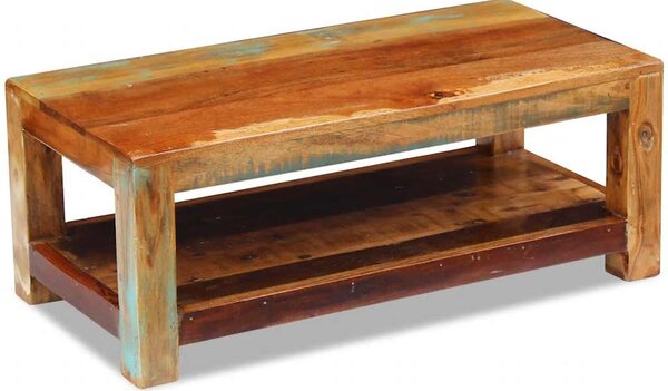 Konferenční stolek masivní recyklované dřevo 90x45x35 cm 243322