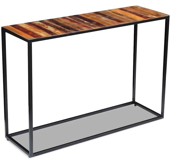 Konzolový stolek masivní recyklované dřevo 110 x 35 x 76 cm 243337