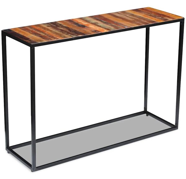 Konzolový stolek masivní recyklované dřevo 110 x 35 x 76 cm 243337