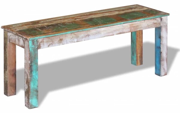 Lavice masivní recyklované dřevo 110 x 35 x 45 cm 243454