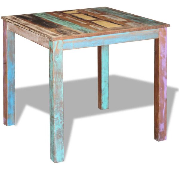 Jídelní stůl masivní recyklované dřevo 80 x 82 x 76 cm 243452