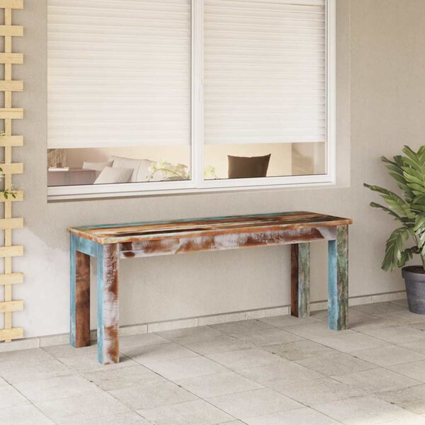 Lavice masivní recyklované dřevo 110 x 35 x 45 cm 243454