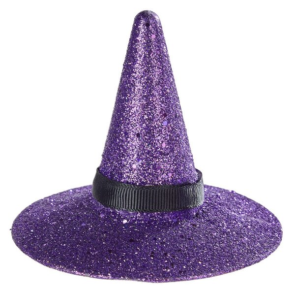 HALLOWEEN Dekorace čarodějnický klobouk 8 cm