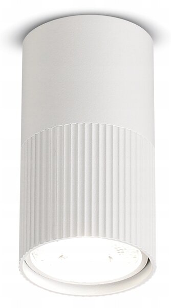 Bílé přisazené bodové svítidlo GU10, Ø 55 mm