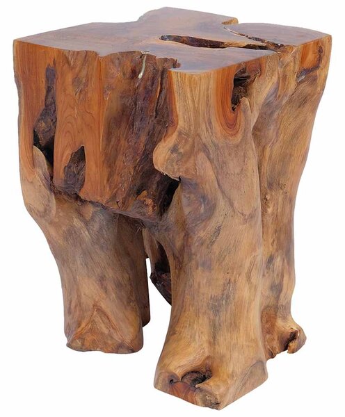 Stolička masivní teak 243469