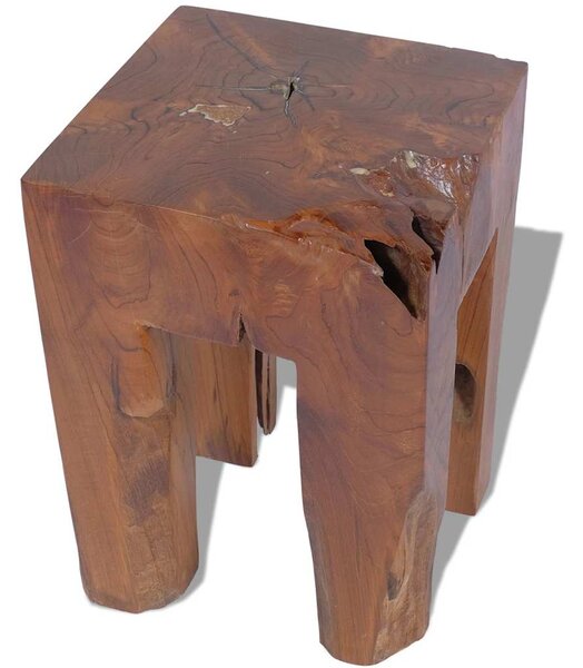 Stolička masivní teak 243471