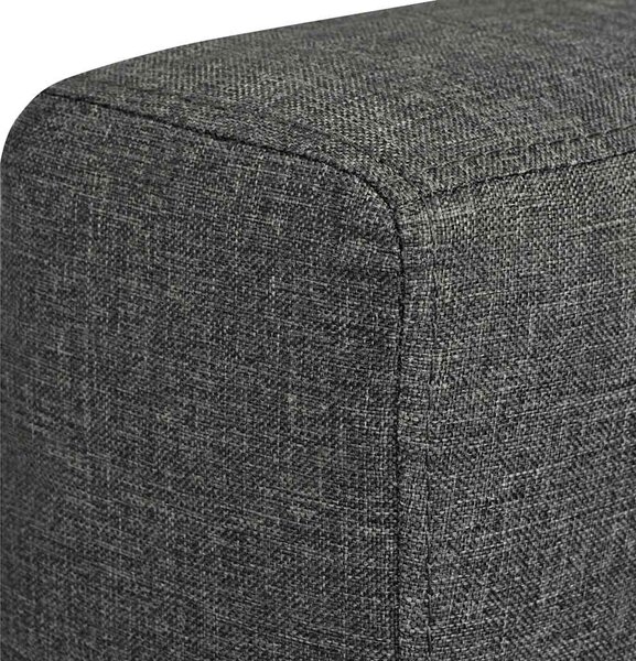 3místná pohovka textil tmavě šedá 243584