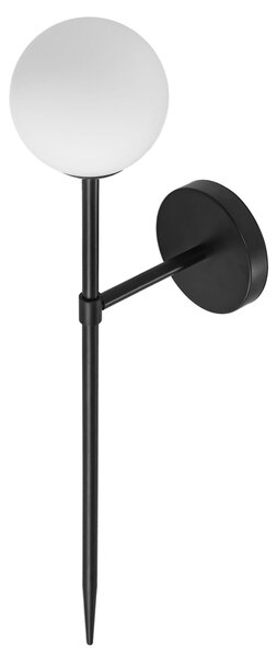 Toolight - nástěnná černá lampa 52cm APP577-1W, černá, OSW-08755