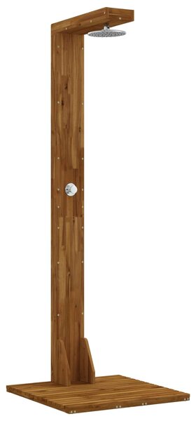 Venkovní sprcha 210,5 cm Masivní akáciové dřevo a nerezová ocel