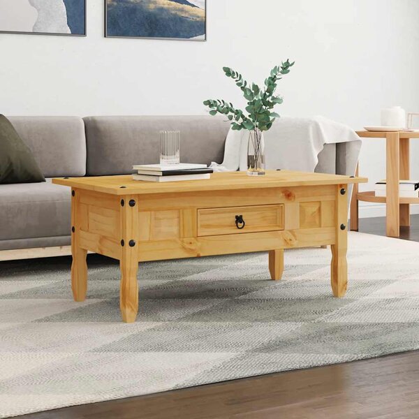 Konferenční stolek z mexické borovice Corona 100x55x44 cm 243736