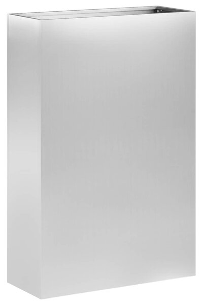 Zahradní pěstebník Stříbrná 40 x 20 x 75 cm Pozinkovaná ocel