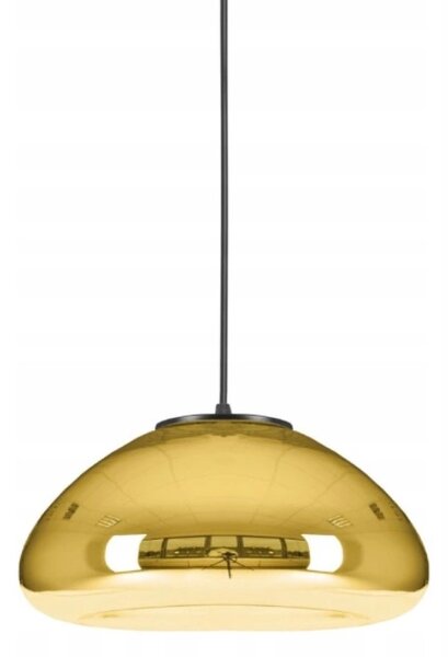 Toolight - závěsná stropní zrcadlová lampa, zlatá, OSW-00420