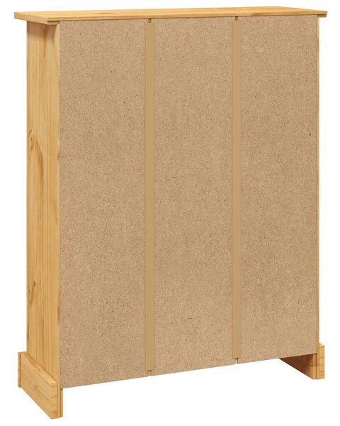 4patrová knihovna mexická borovice Corona 80x29x100 cm 243745