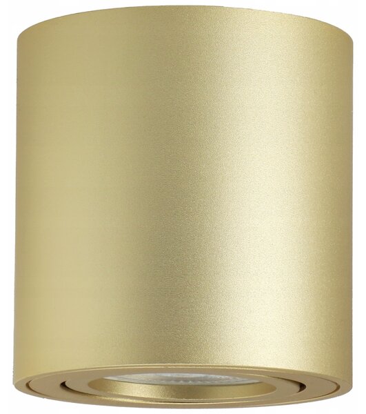 Zlaté přisazené bodové svítidlo GU10, Ø 80 mm