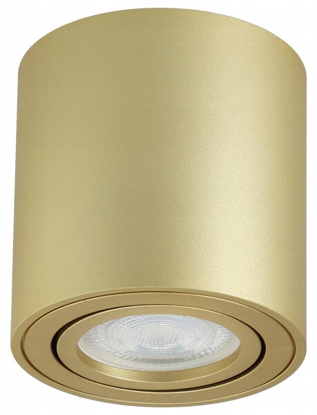Zlaté přisazené bodové svítidlo GU10, Ø 80 mm