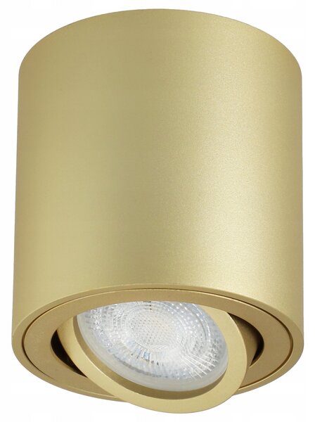 Zlaté přisazené bodové svítidlo GU10, Ø 80 mm