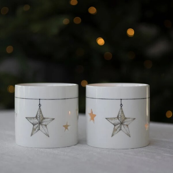 Sögne Home Porcelánový svícen December Star SGH127