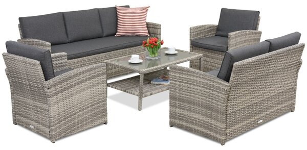 Zahradní nábytek Monaco Coffee 7 Garden Point světle šedý