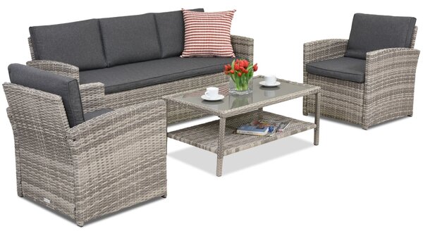 Zahradní nábytek Monaco Coffee 5 Garden Point světle šedý